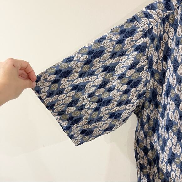 Columbia Blue and Gray Casual Button Down Shirt Short Sleeves Men’s size XXL - Picture 6 of 9